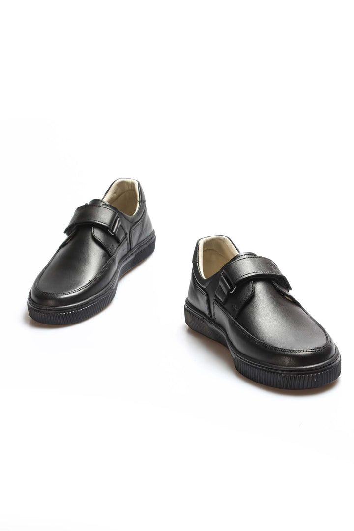 FST Genuine Leather Unisex Kids Casual Shoes 770FA917 Black - Morden