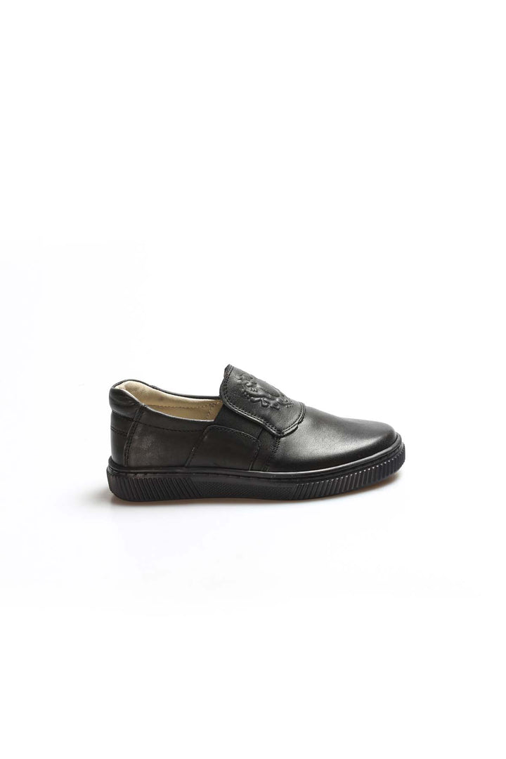 FST Genuine Leather Unisex Kids Casual Shoes 770PA916 Black - Rockford