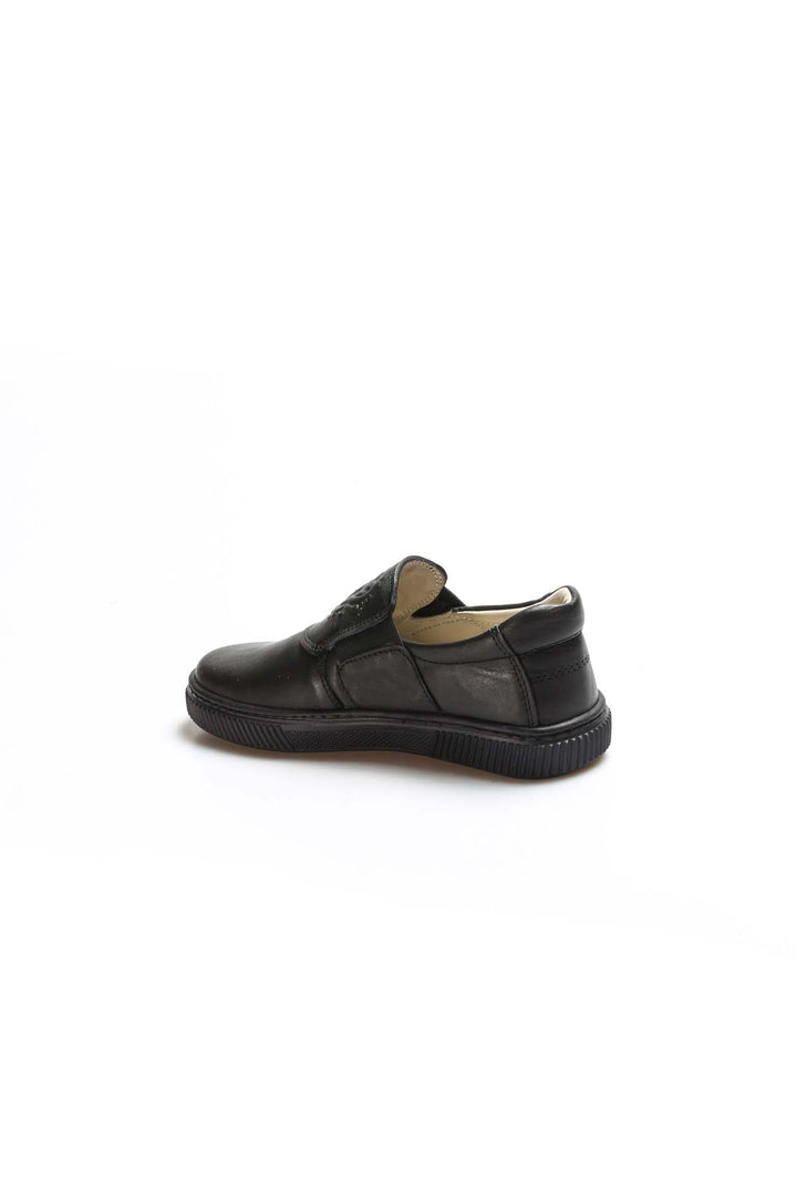 FST Genuine Leather Unisex Kids Casual Shoes 770PA916 Black - Rockford