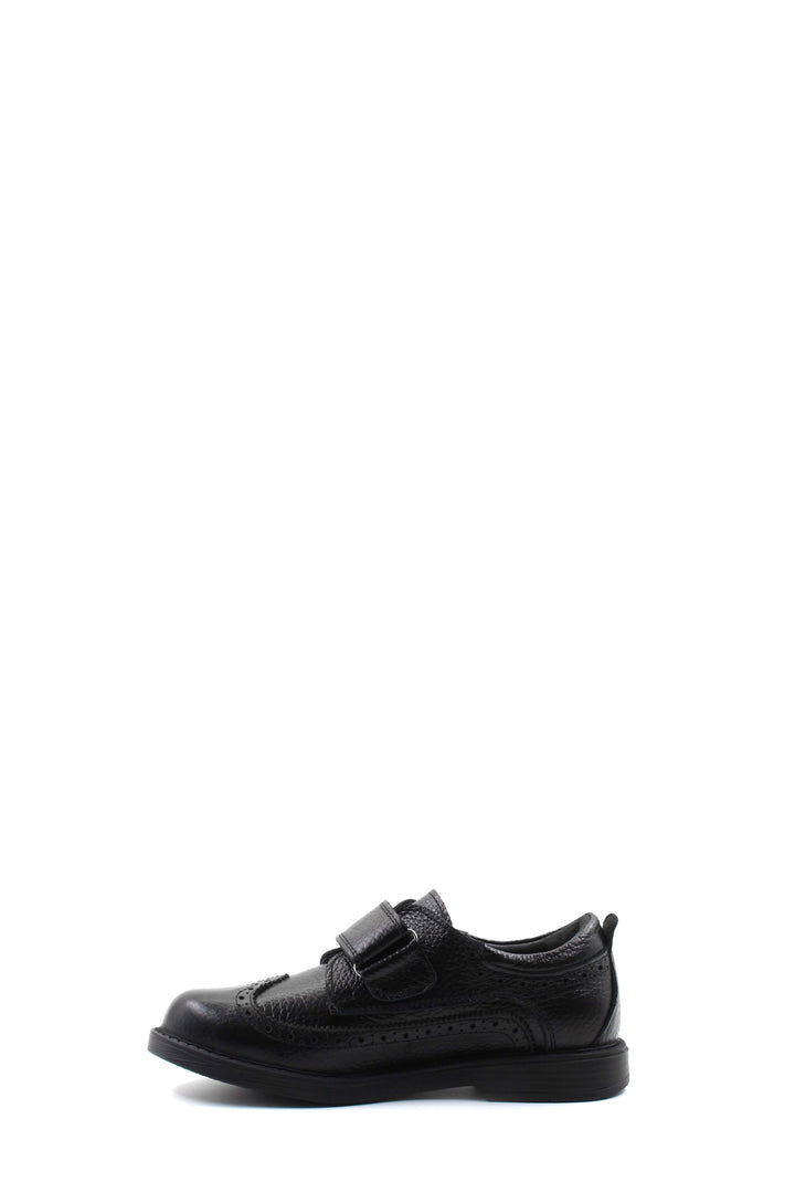 FST Genuine Leather Unisex Kids Casual Shoes 920XA3331 Black Floter - Waterford