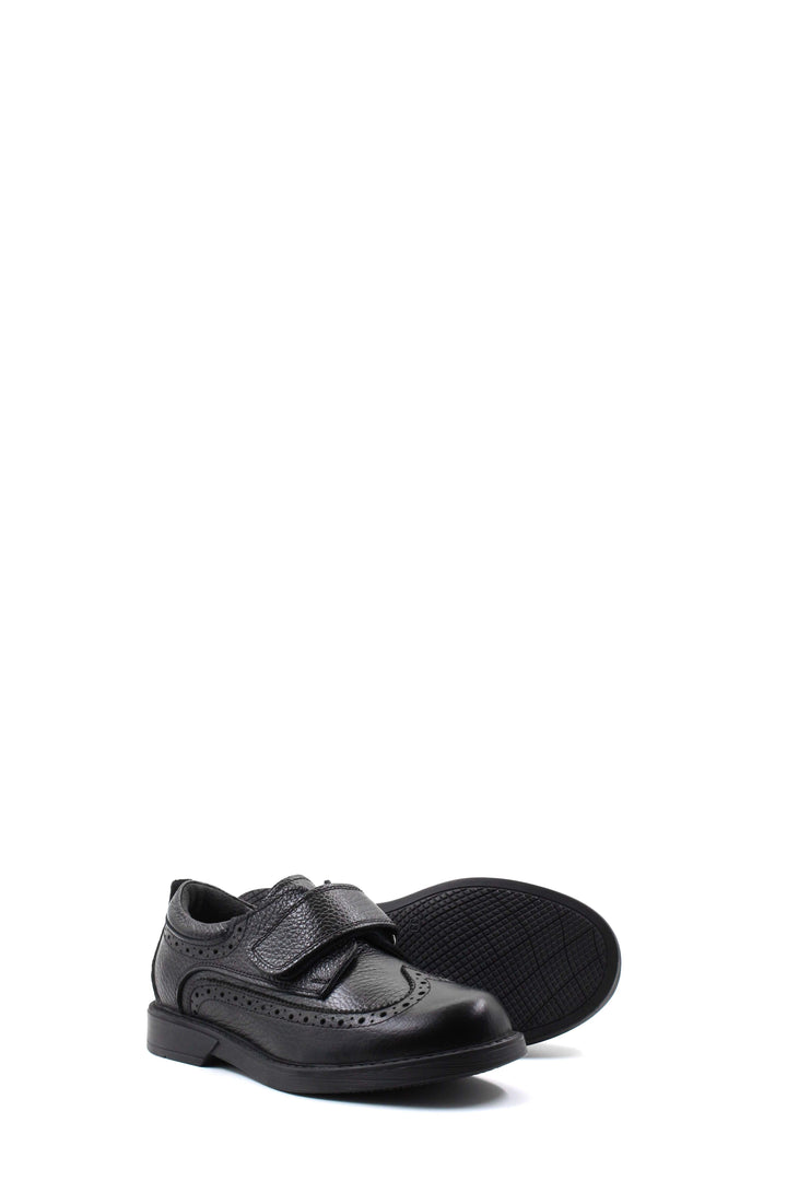 FST Genuine Leather Unisex Kids Casual Shoes 920XA3331 Black Floter - Waterford