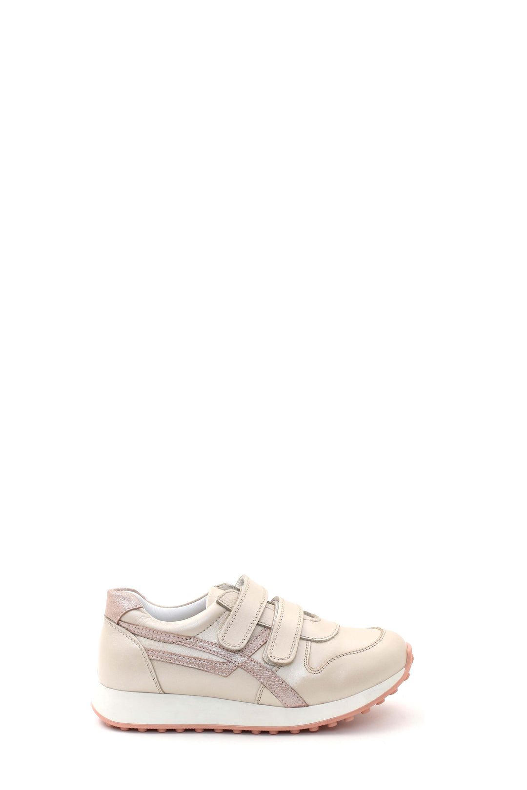 FST Genuine Leather Unisex Kids Casual Shoes 920XA819 PEARL POWDER - Tallinn
