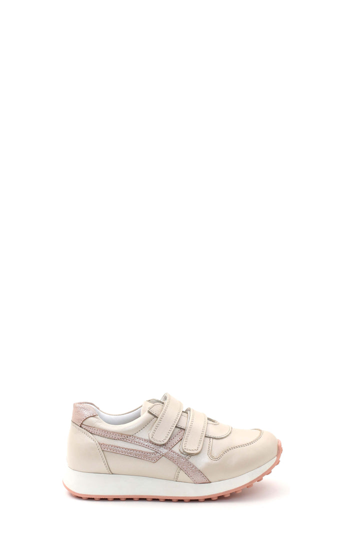 FST Genuine Leather Unisex Kids Casual Shoes 920XA819 PEARL POWDER - Tallinn