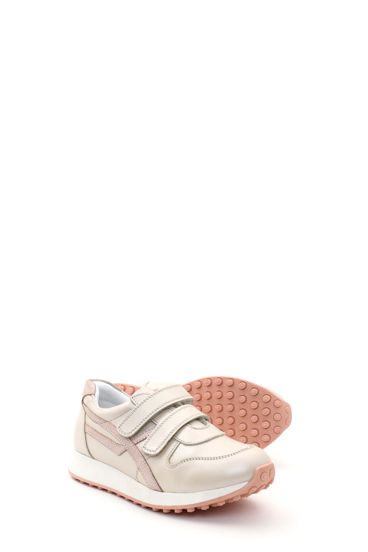 FST Genuine Leather Unisex Kids Casual Shoes 920XA819 PEARL POWDER - Tallinn