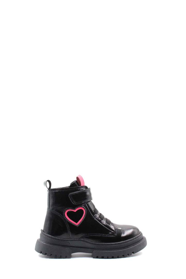 FST Genuine Leather Unisex Kids Classic Boot 157SXA2994 Black Patent Pink - Ixtapaluca