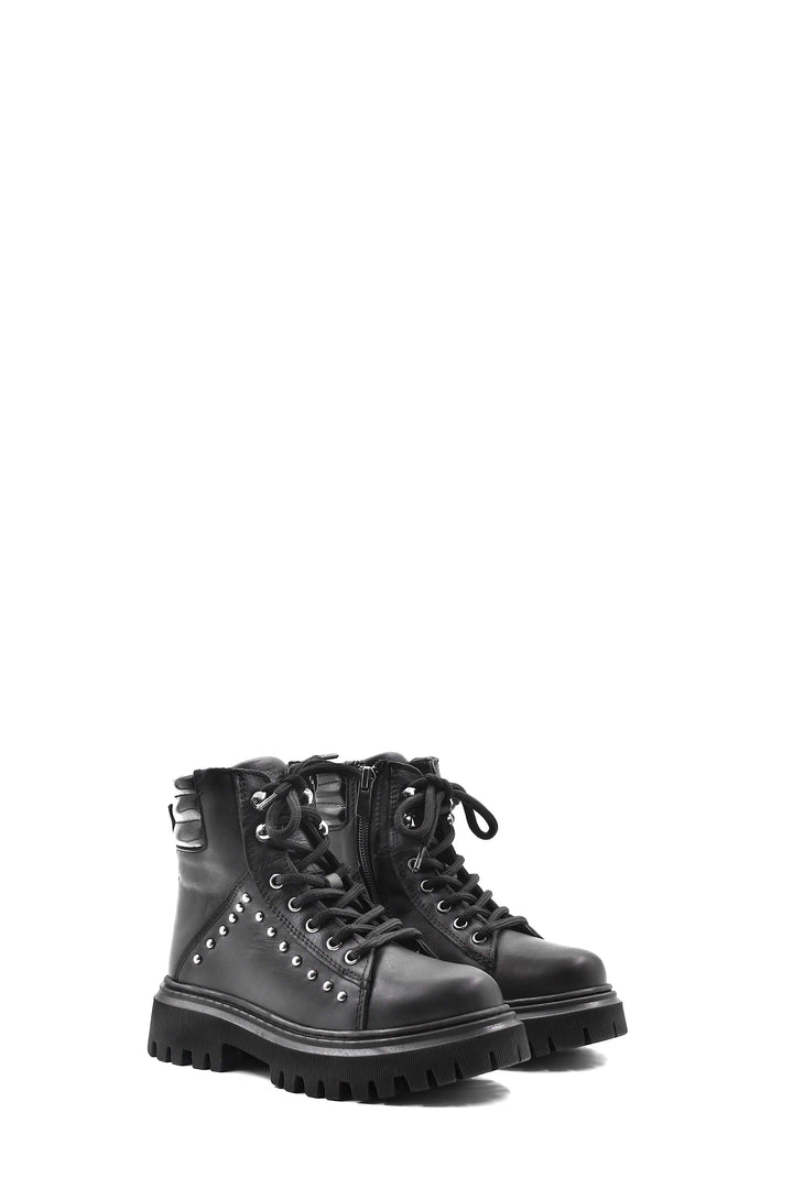 FST Genuine Leather Unisex Kids Classic Boot 612SFA1589 Black - Gómez Palacio