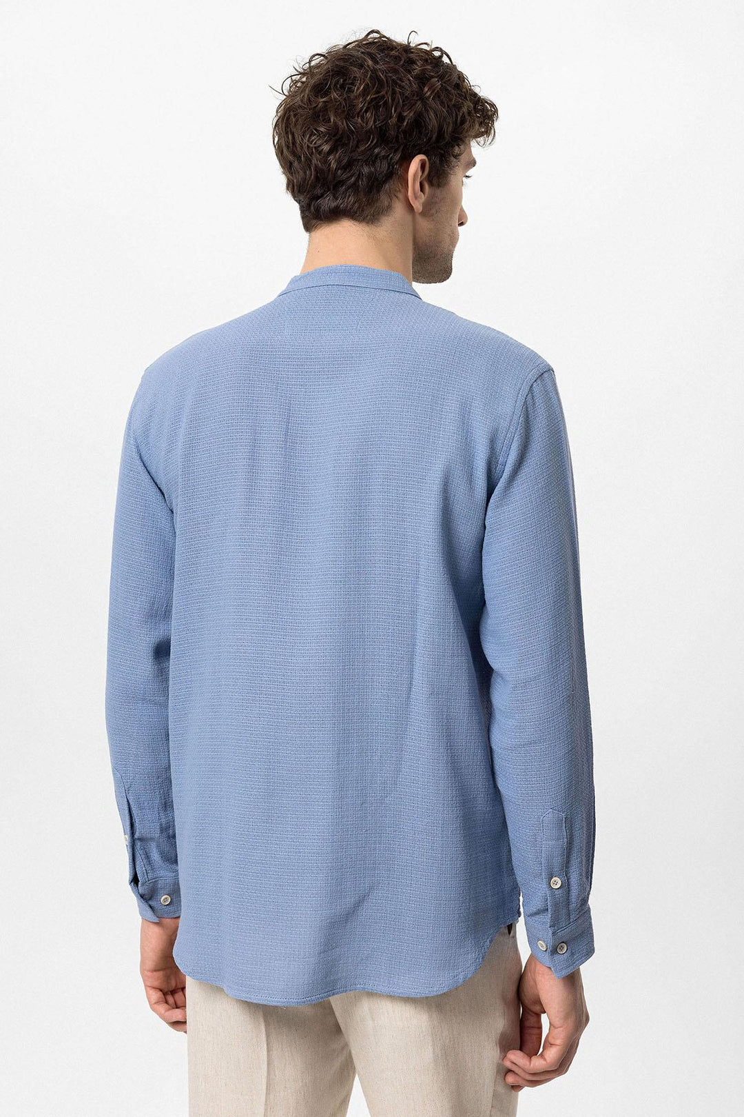ANT Judge Collar Knitted Textured Men's Shirt - Balancán