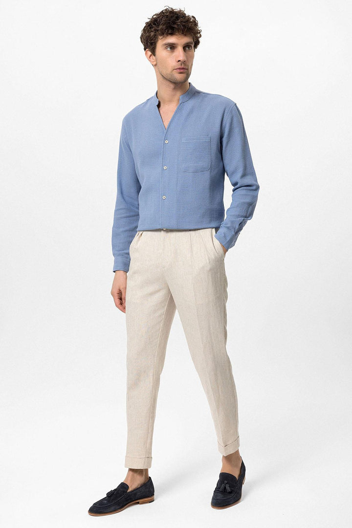 ANT Judge Collar Knitted Textured Men's Shirt - Balancán