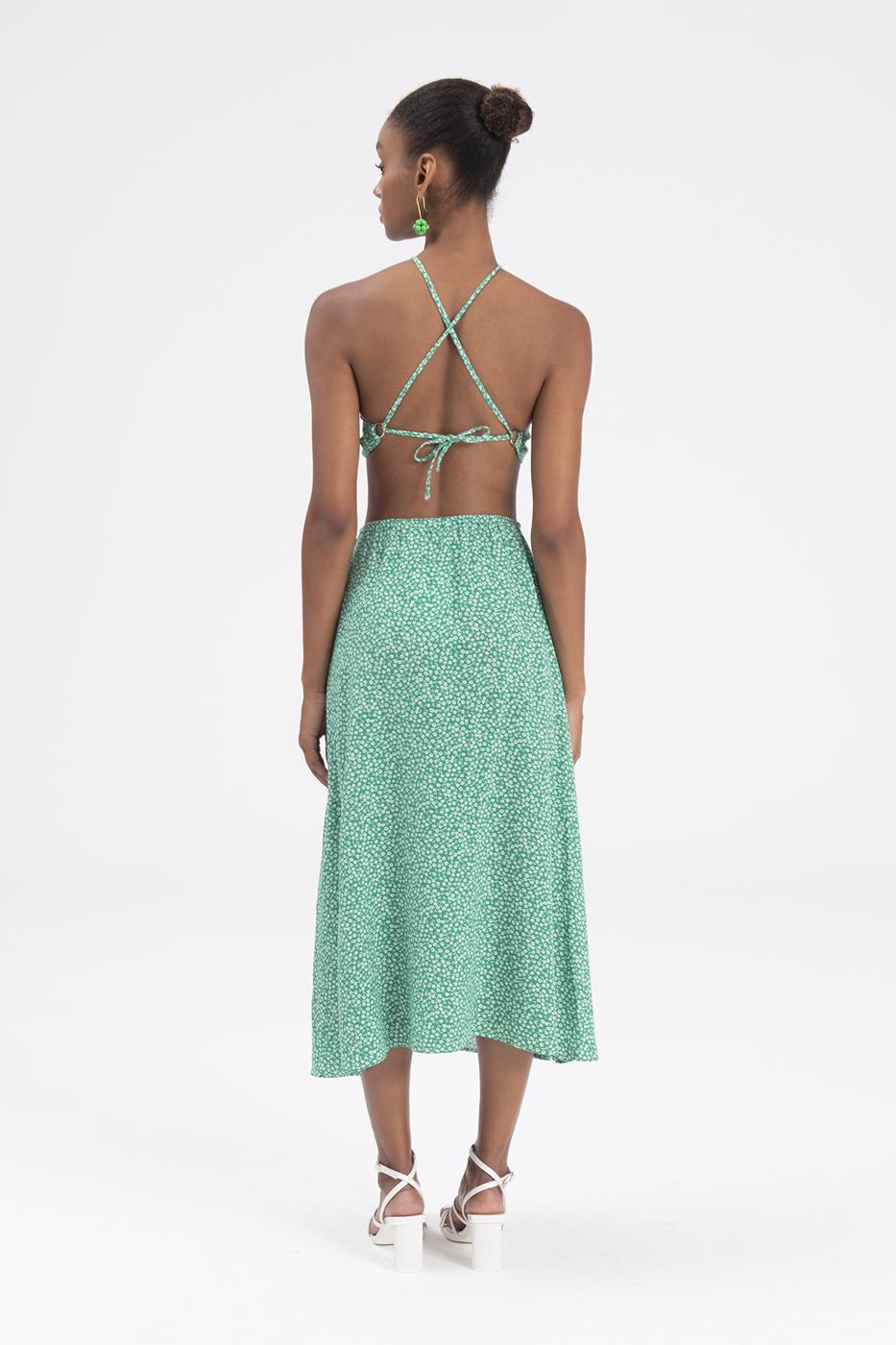 BSL Women Round buckle midi dress - Miercurea-Ciuc