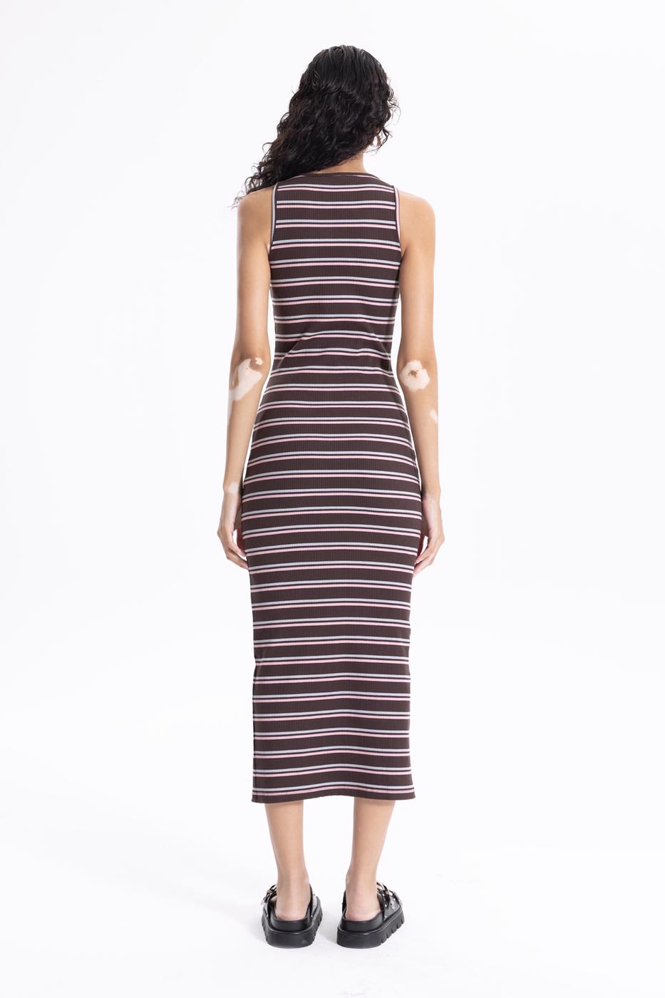 BSL Women Halter Neck Midi Pencil Dress - Waukesha