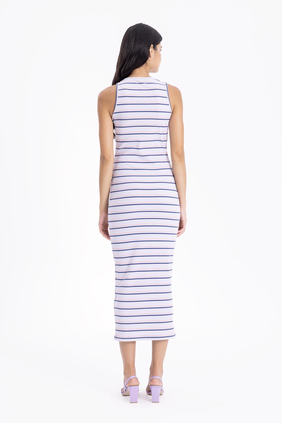 BSL Women Halter Neck Midi Pencil Dress - Arlington