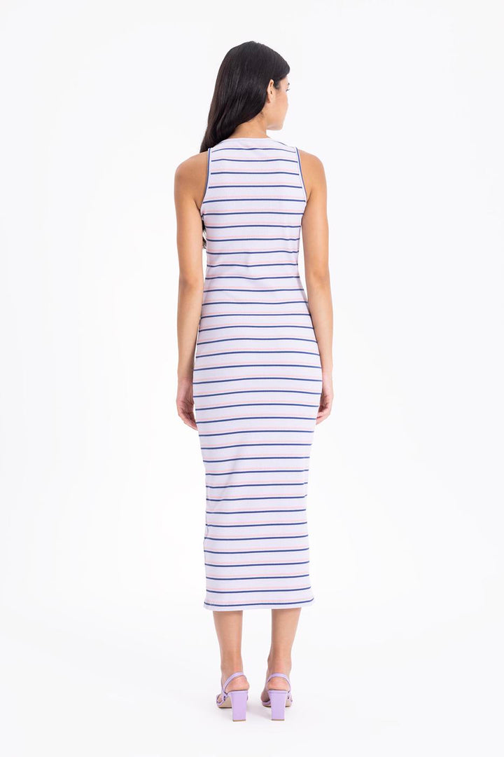 BSL Women Halter Neck Midi Pencil Dress - Arlington