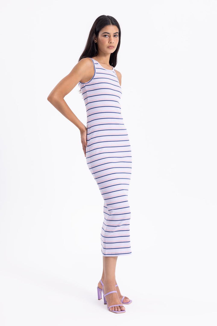 BSL Women Halter Neck Midi Pencil Dress - Arlington