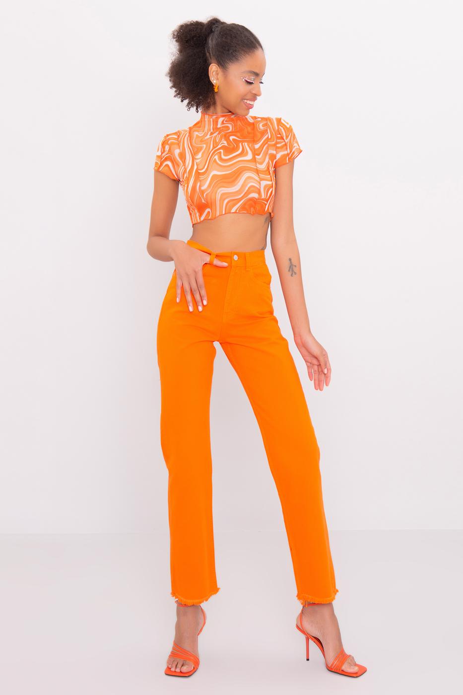 BSL Women High Waist Denim Pants - Tulancingo