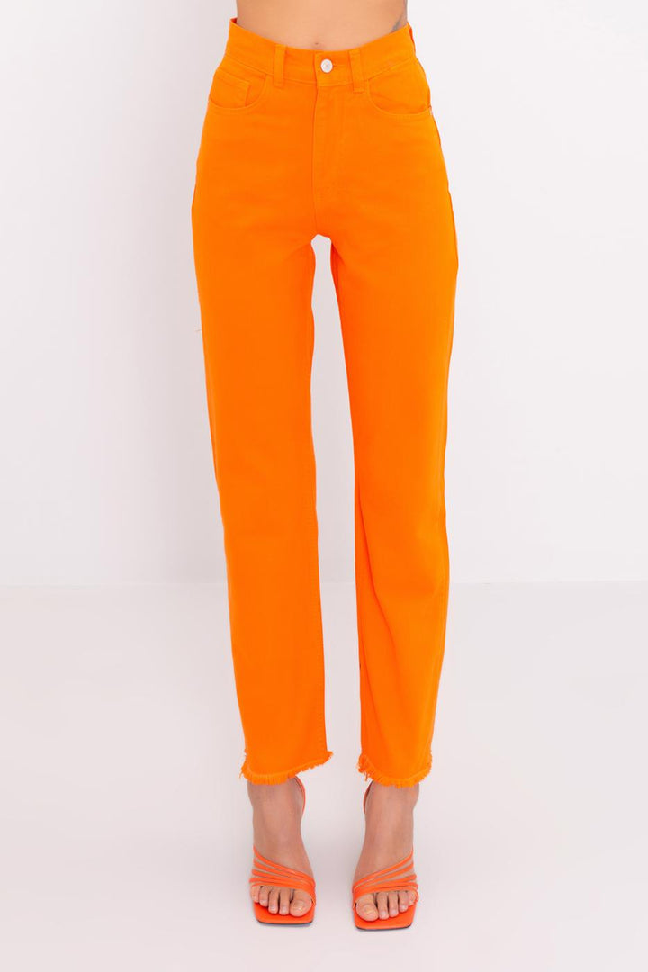 BSL Women High Waist Denim Pants - Tulancingo