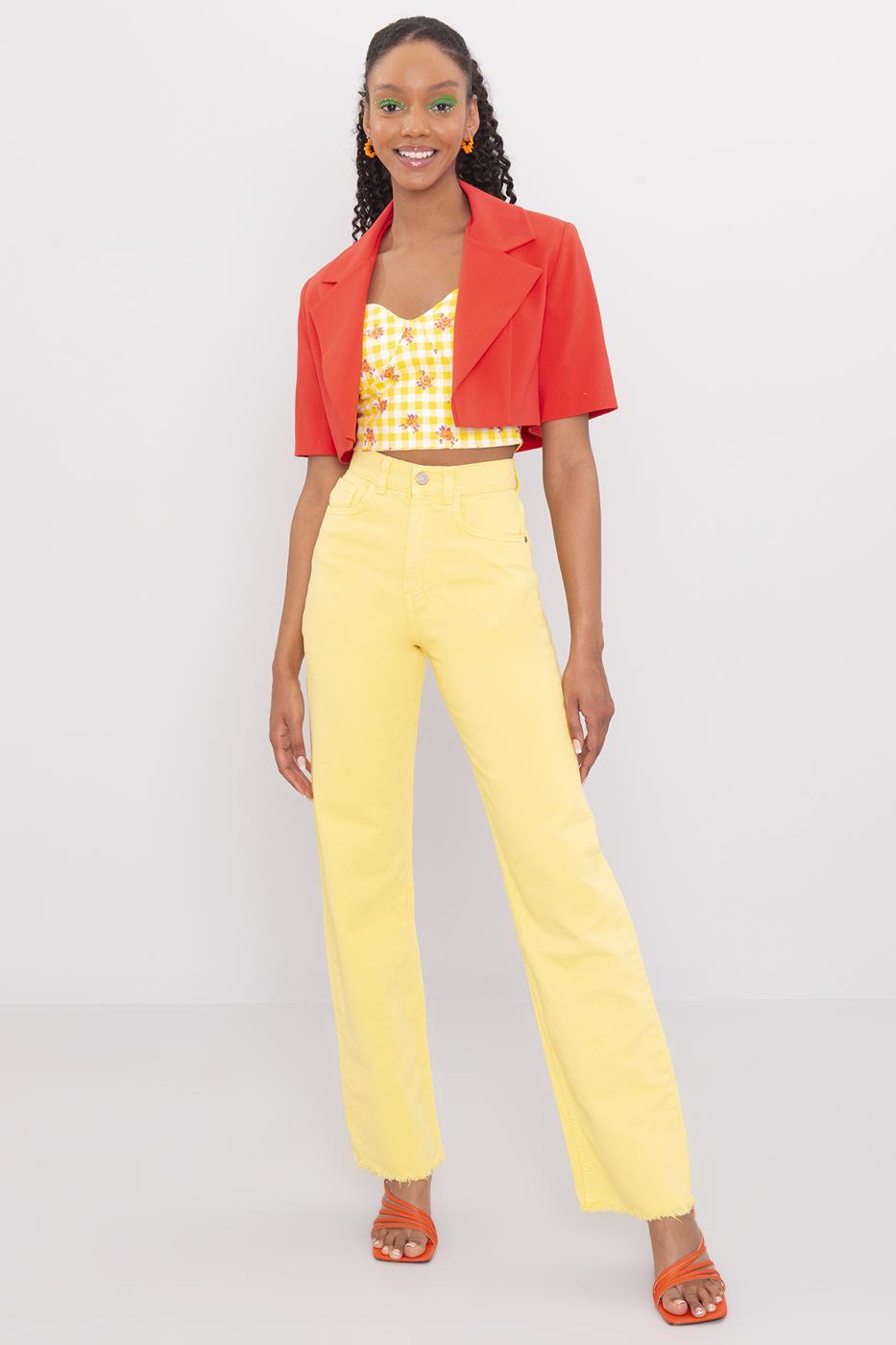 BSL Women High Waist Denim Pants - Kerch
