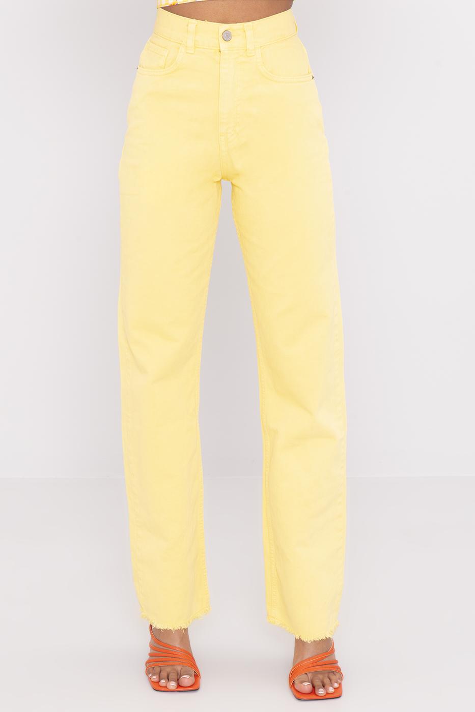 BSL Women High Waist Denim Pants - Kerch