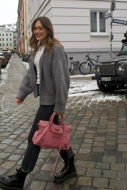 MDX Dark Grey Zippered Long Sleeve Knit Cardigan MG2061 - Zwolle