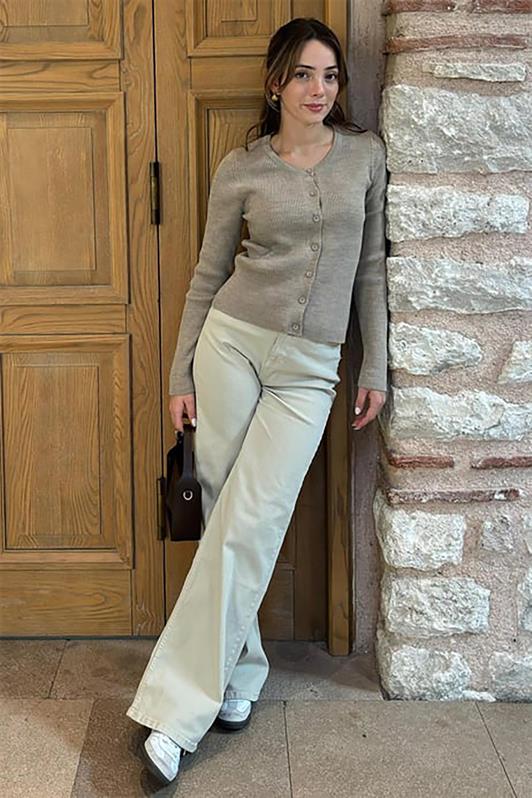 MDX Mink Buttoned Long Sleeve Knit Cardigan MG2218 - Tonbridge