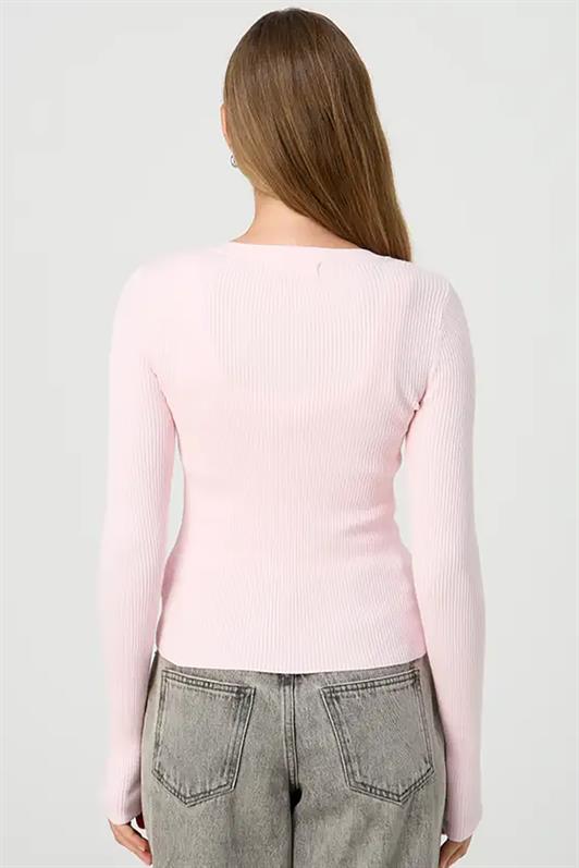 MDX Powder Buttoned Long Sleeve Cardigan MG2177 - Vénissieux