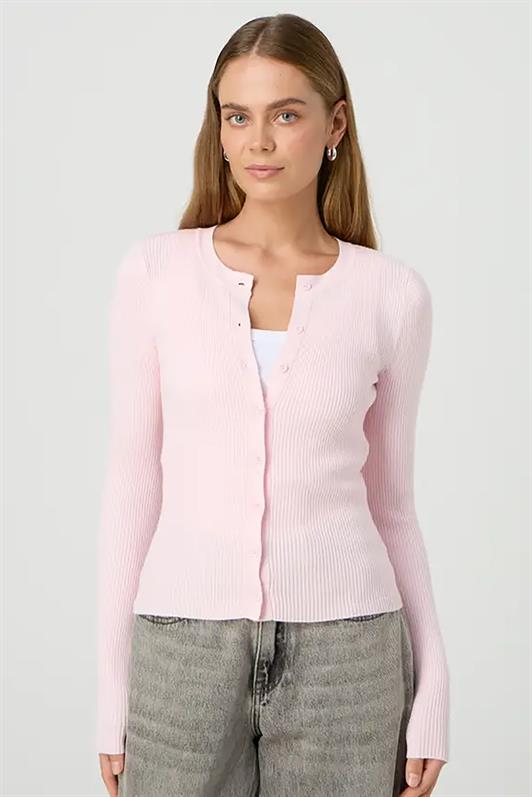 MDX Powder Buttoned Long Sleeve Cardigan MG2177 - Vénissieux