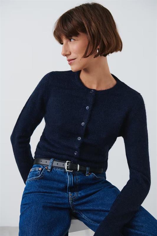 MDX Navy Buttoned Cardigan MG2151 - Vaslui
