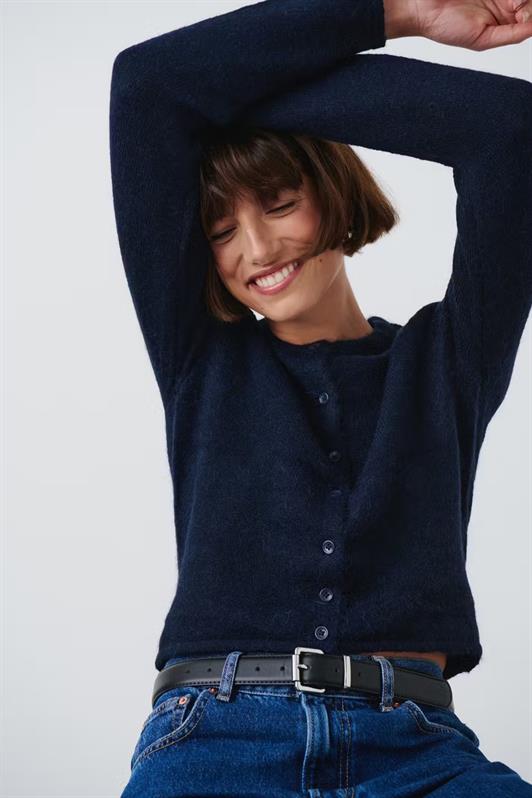 MDX Navy Buttoned Cardigan MG2151 - Vaslui