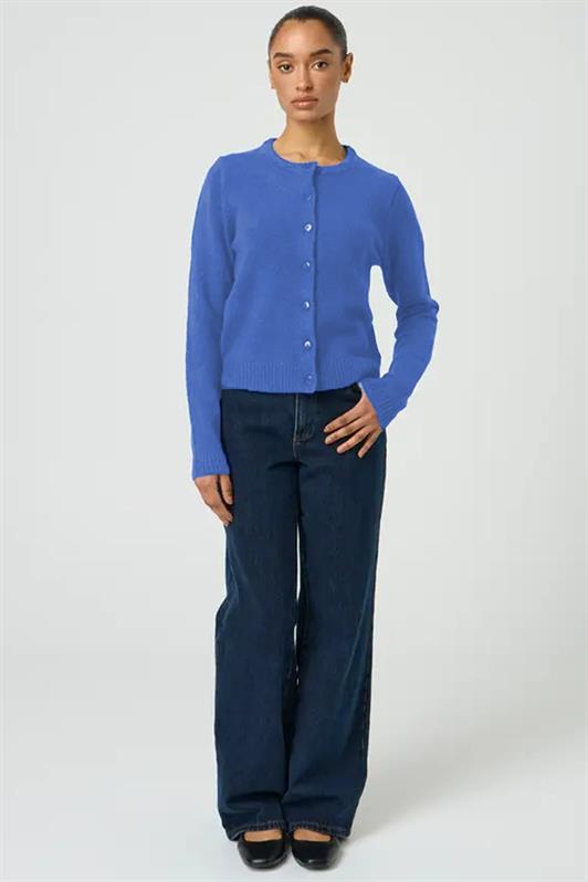 MDX Blue Buttoned Cardigan MG2151 - Bourg-en-Bresse