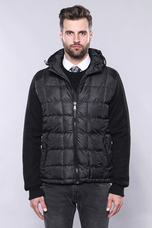 WSS Hooded Black Coat Jacket  - Metairie