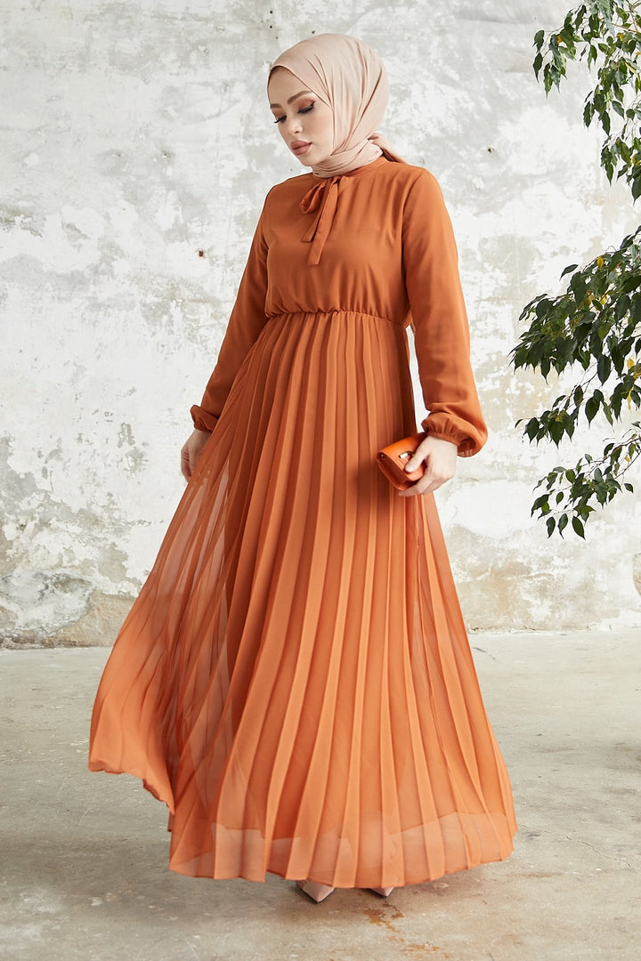 MDS Women Piliseli Limelda Chiffon Dress - Terracotta - Motril