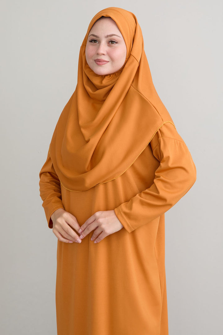 MDS Women One Piece Camel Prayer Dress - Verona