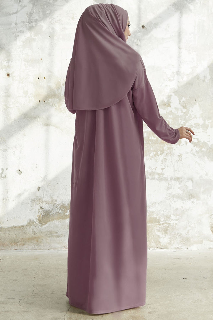 MDS Women One Piece Prayer Dress - Rose Pink - West Jordan