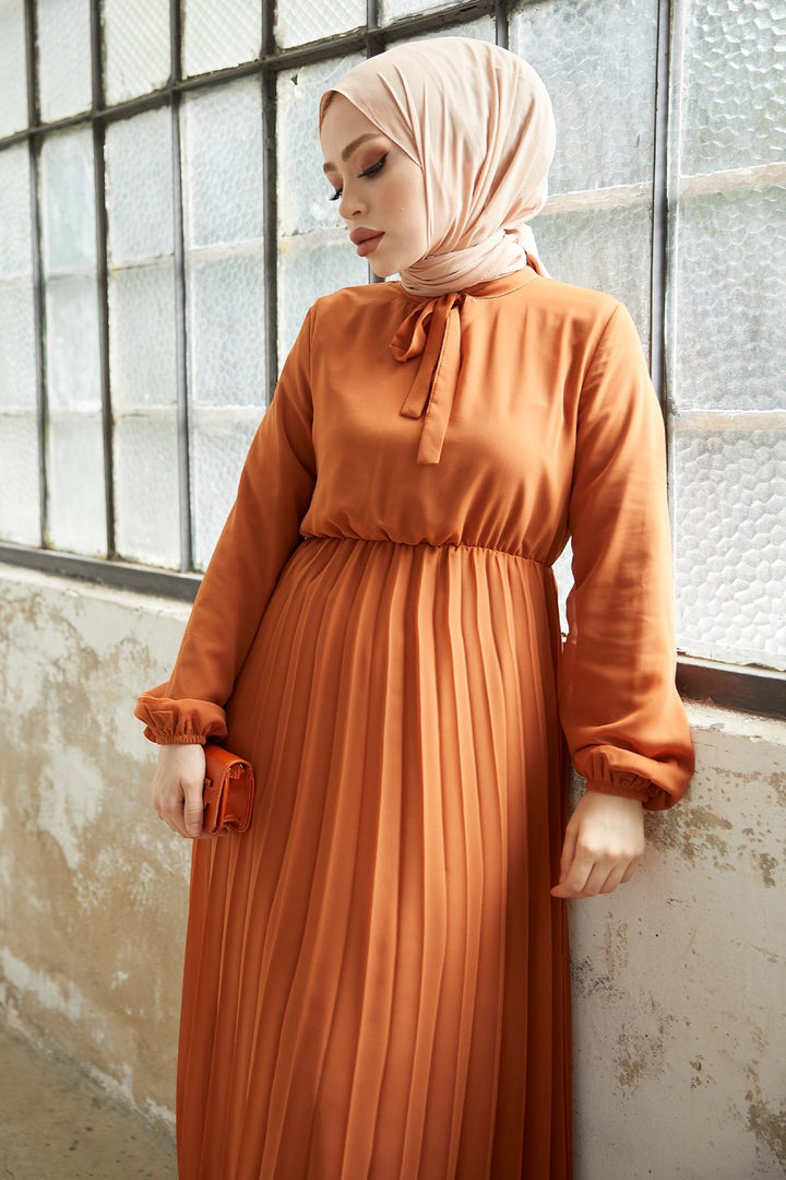 MDS Women Piliseli Limelda Chiffon Dress - Terracotta - Motril