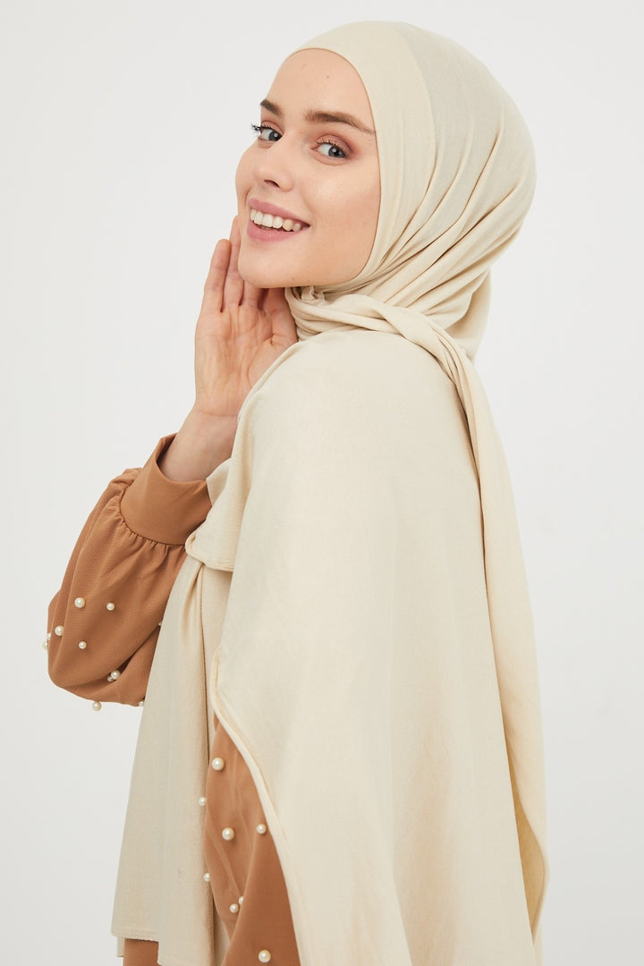 MDS Women Liny Crochet Shawl - Cream - Pesaro