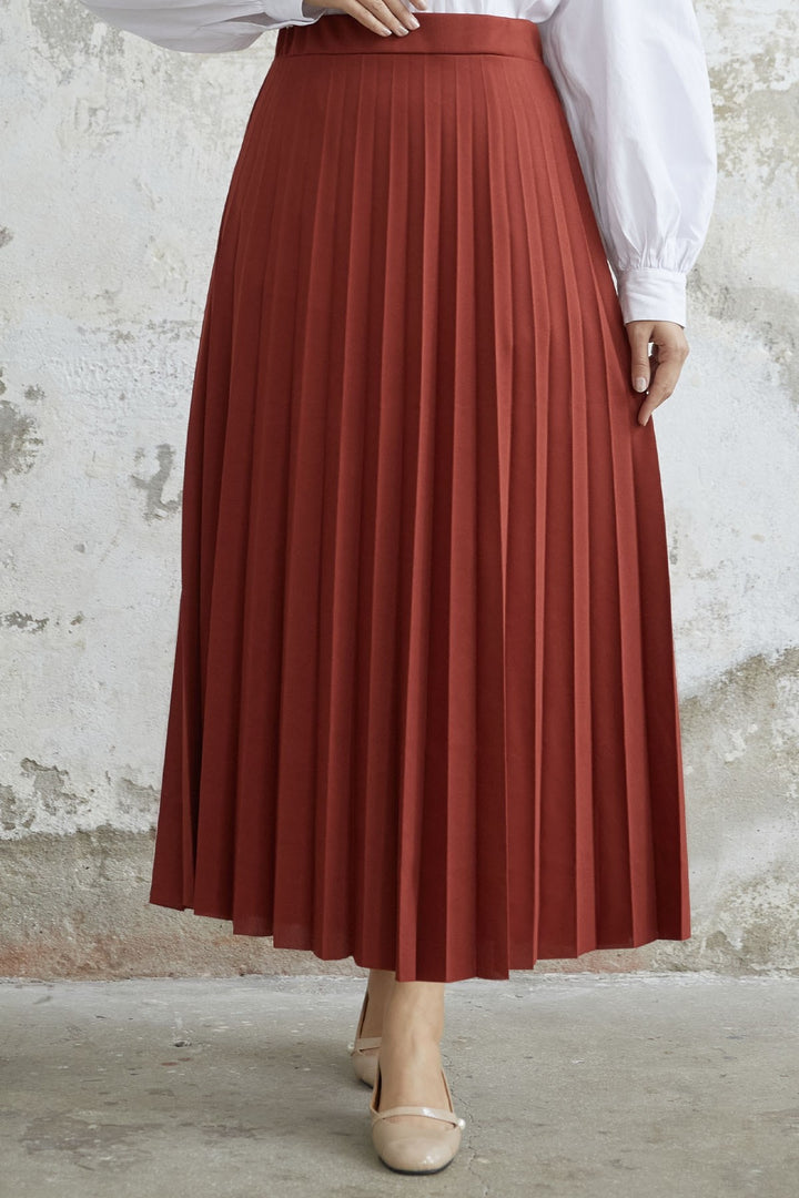 MDS Women Luisa Beli Rubber-Belted Skirt - Tile - Kendall West