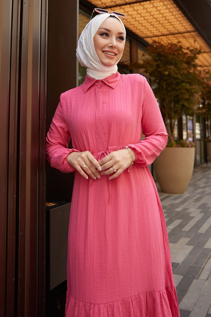 MDS Women Aliza Tunnel Belted Dress - Pink - Louisville