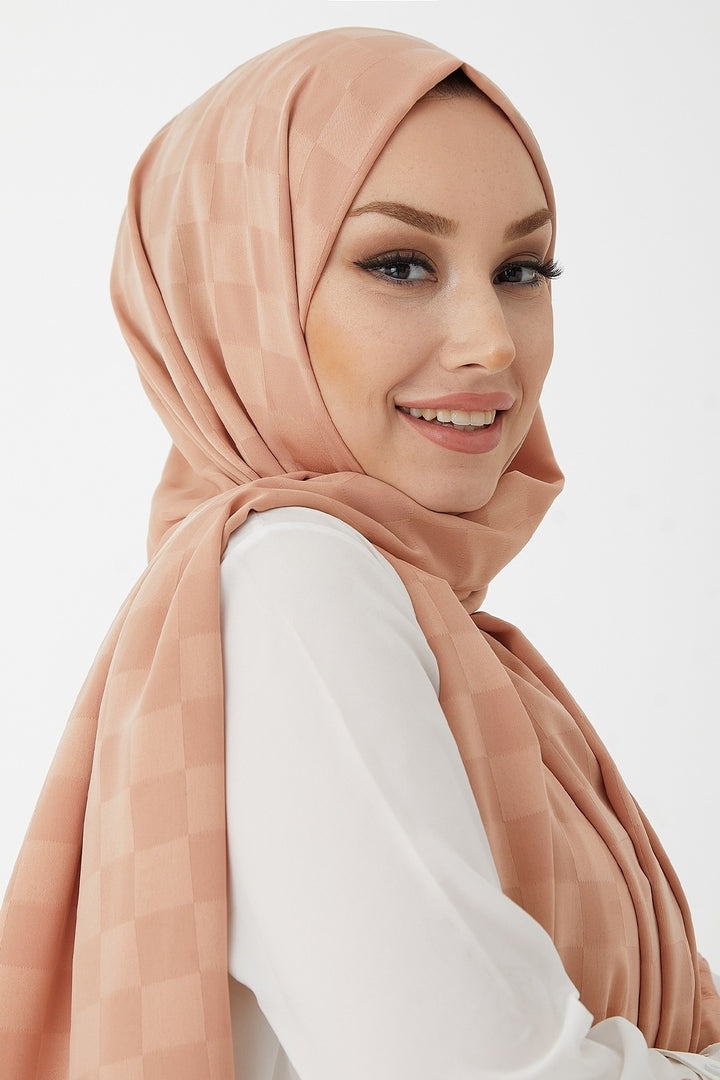MDS Women Maura Lady Pattern Silky Jacquard Shawl - Puppies - Fort Lauderdale