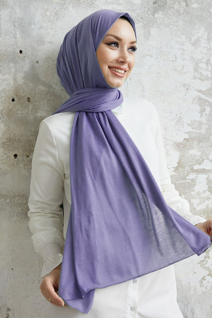 MDS Women Lacy Knit Shawl - Lilac - Covington