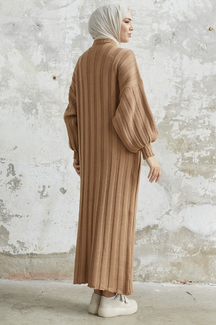 MDS Women Lovisa Ribbed Knit Dress - Camel - Caen