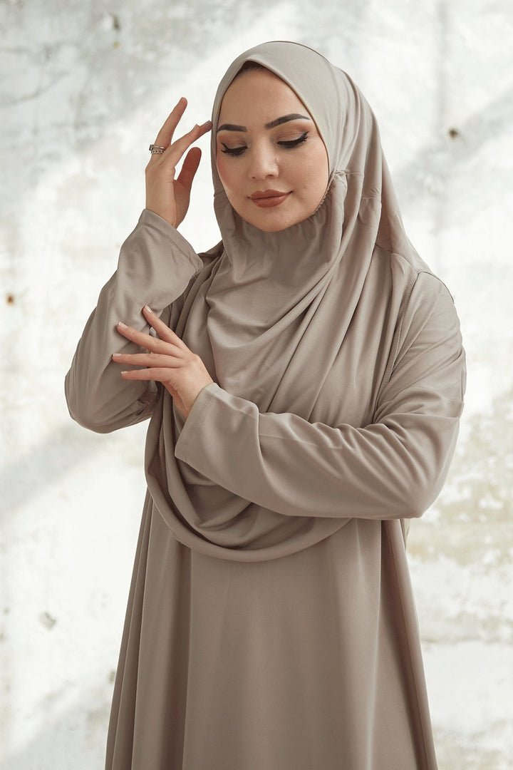 MDS Women One Piece Prayer Dress - Stone - Sevran