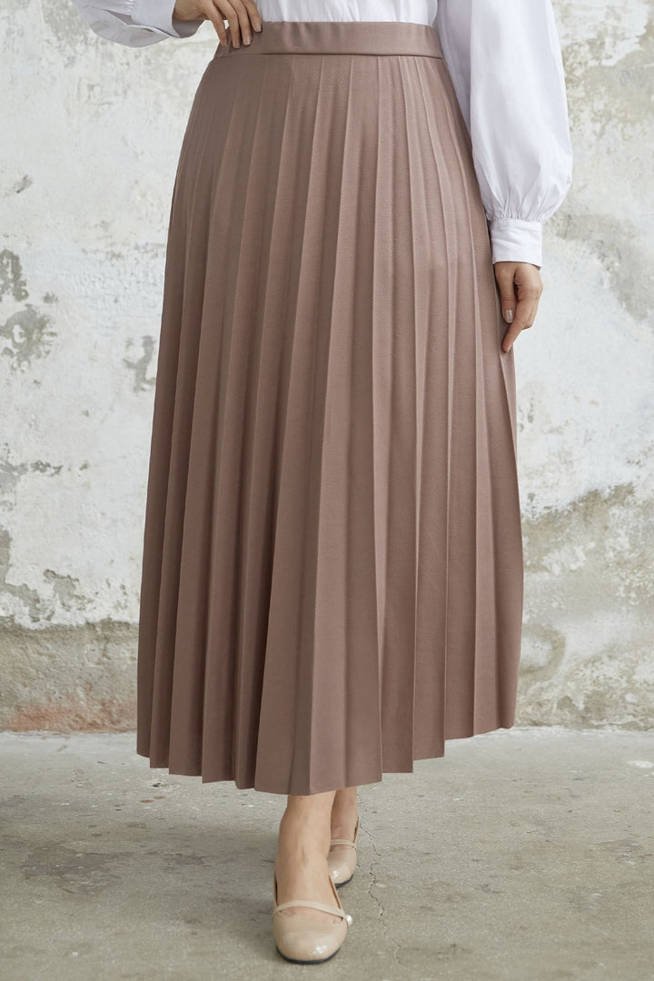 MDS Women Luisa Beli Rubber-Banded Skirt - Milky Coffee - Pinotepa