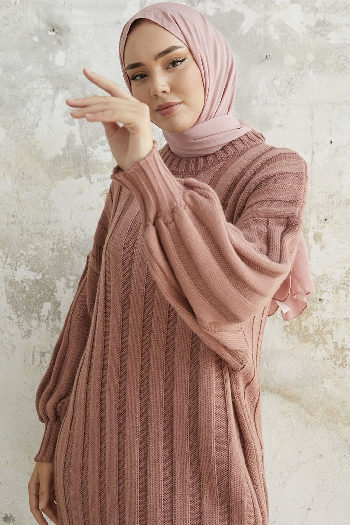 MDS Women Lovisa Threaded Knit Dress - Rose Pink - Alcorcón