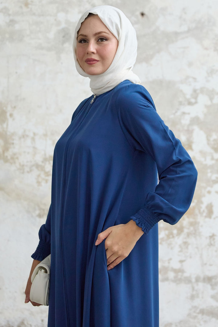 MDS Women Medina Silk Mevlana Indigo Cloak - Margate