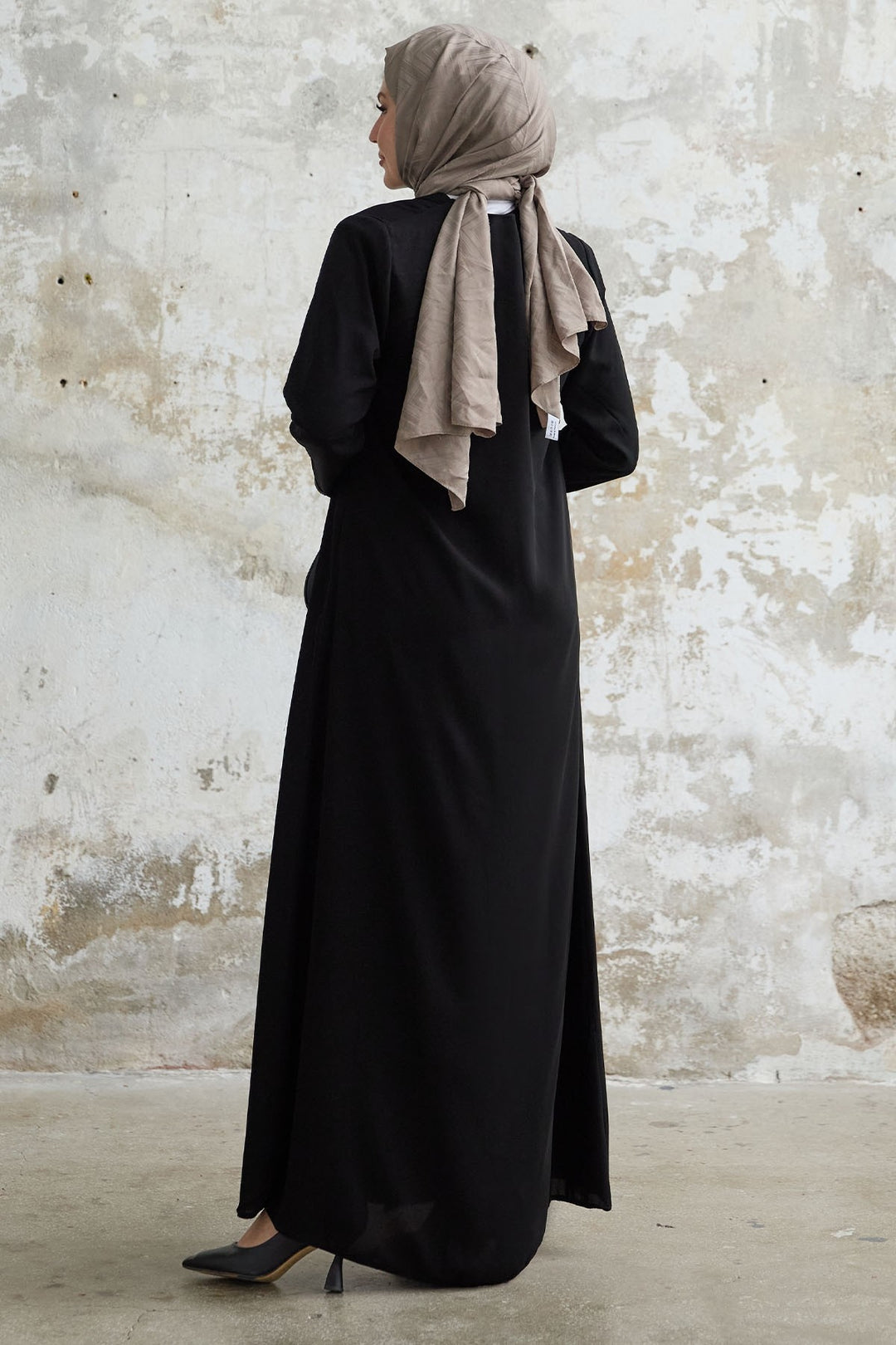 MDS Women Secret Rocky Black Abaya - Saint-Maur-des-Fossés