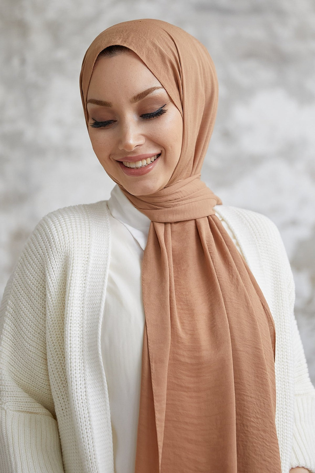MDS Women Riva Jazz Shawl - Caramel - South Shields