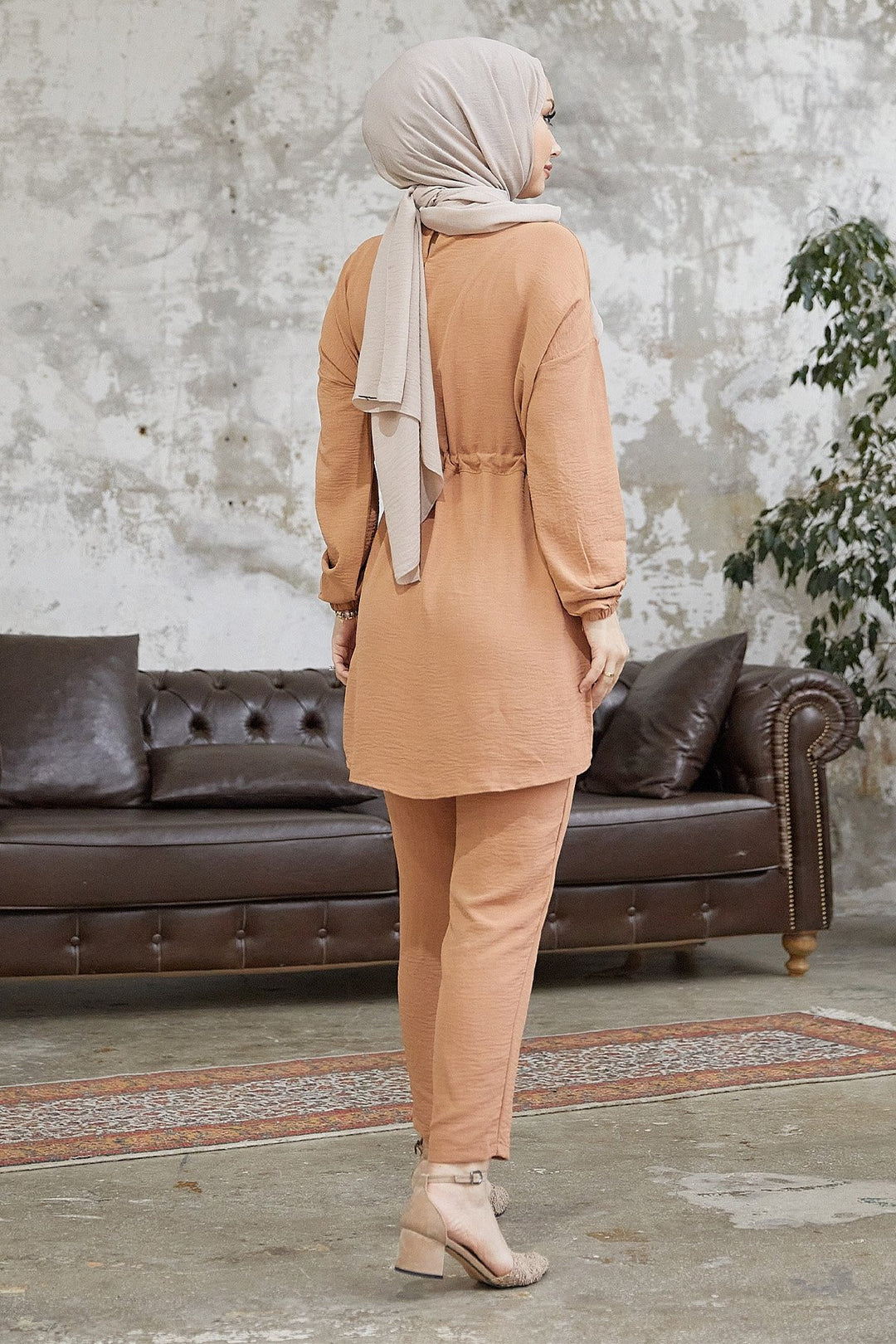 MDS Women Lefiya Tunnel Arched Two-Piece Set - Camel - Lincoln Park