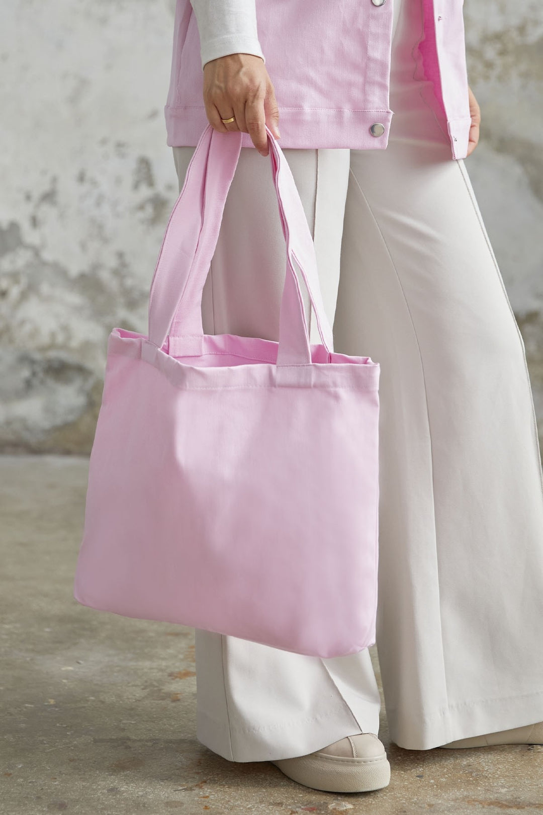 MDS Women Rasia Gabardin Bag - Powder - Leeds