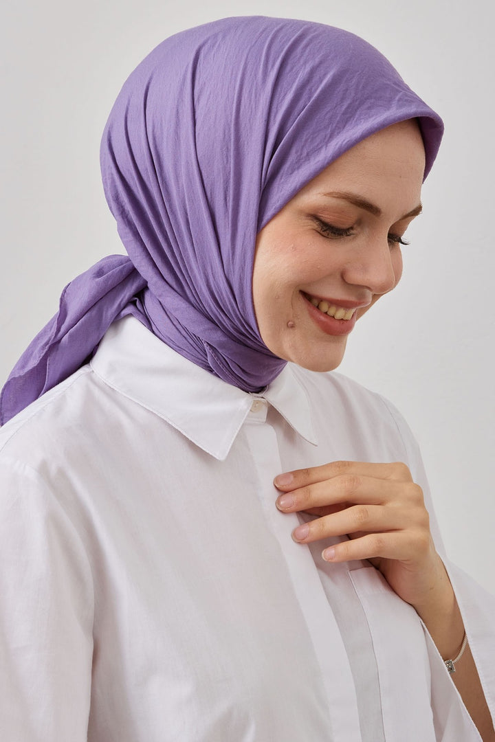 MDS Women Organic Fresh Scarf - Lilac - Guadalupe