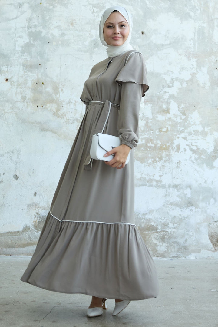 MDS Women Sleeveless Detailed Stone Embellished Abaya - Tizayuca