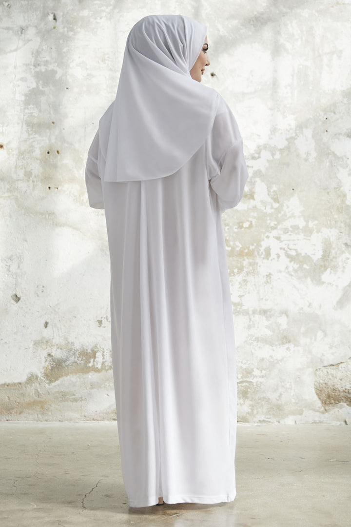 MDS Women One Piece Prayer Outfit - White - Igualada